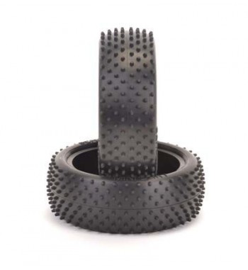 Schumacher 1:10 Mini Dart Front Tyres, -4WD- yellow (2)