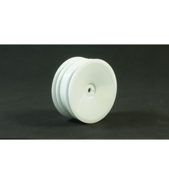 TPRO 1/10 2WD Off Road Front Dish Wheel white 12mm(4)