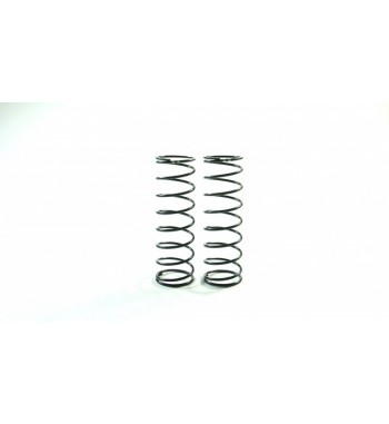 SWORKz 1/8 Series Black Competition Front Shock Spring (M2-Dot)(75X1.6X9.25) (2)