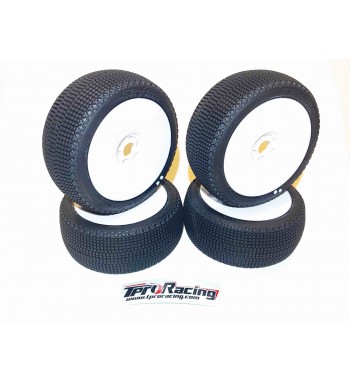 TPRO 1/8 OffRoad SKYLINE Sportline Tire Pre-Glued (SP-R4-SuperSoft)(WH)(4)
